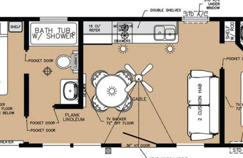 The Fox Den Cabin #14 at Blue Spruce RV Park & Cabins - Foto 5