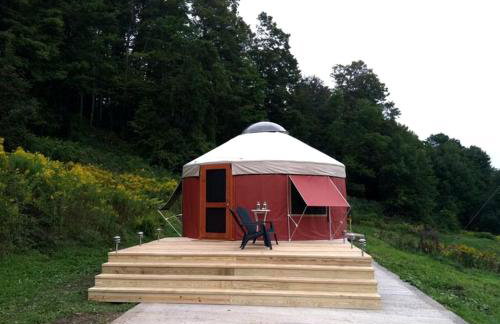 Modern Countryside Yurt Rental in Waterville, Upstate New York - Foto 11