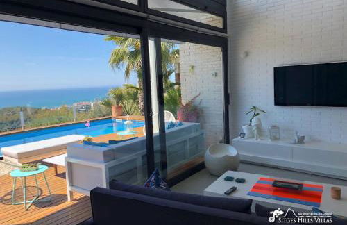 Super Villa Oasis Fab Sea and Sitges View with Private Pool and Air Conditioning - Foto 17