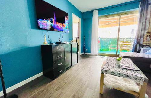 studio city center beach side free paddle beautiful terrace - Foto 26