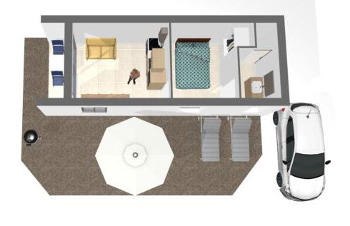 Charment 2 Pièces indépendant villa - Foto 25