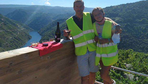 Pique-nique au milieu des vignobles