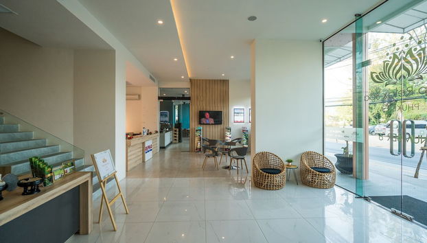 Zona de estar del vestíbulo