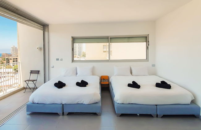 2BDR Roof Top Sea View Neve Tsedek TL56 - Foto 3