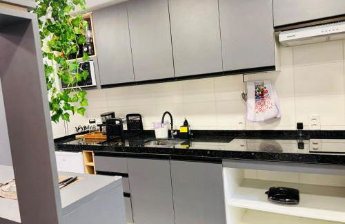 Studio Luxuoso Cama Queen Ar Condicionado e Cozinha Completa - Photo 12