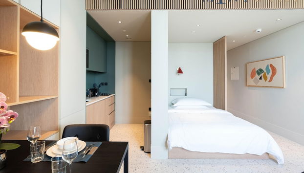 Convenient Studio w Burj Khalifa View - Foto 5, Habitación