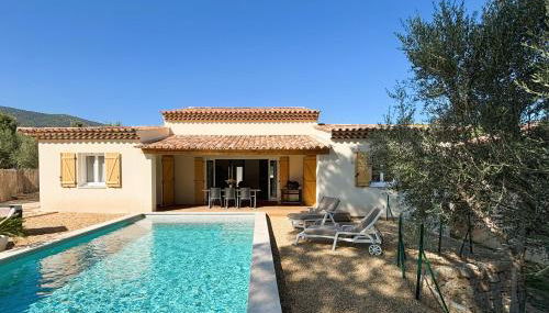 Plan de la Tour M1 - Villa 6 pers climatisée, 3 ch, piscine privée chauffée, nature & calme - Foto 2