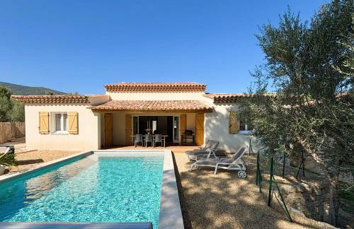 Plan de la Tour M1 - Villa 6 pers climatisée, 3 ch, piscine privée chauffée, nature & calme - Foto 2