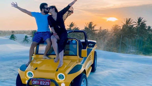 Profitez du coucher de soleil à Barrinha