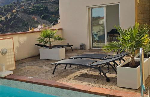 Piscine chauffée privative au Nid de Paulilles - Foto 1