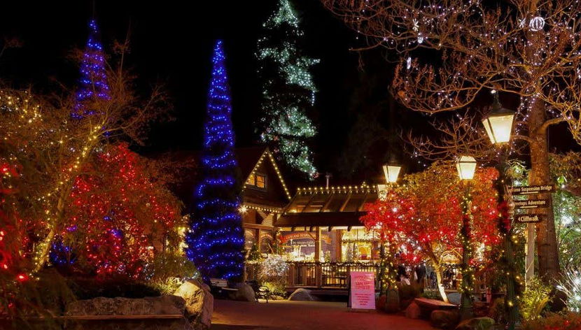 Décorations de Noël à Vancouver