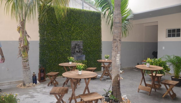 Coin salon dans le hall