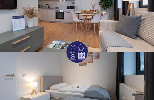 Modernes, zentrales City-Apartment am Kennedyplatz, nahe Hauptbahnhof und Limbecker Platz, lichtdurchflutete Räume - Photo 1