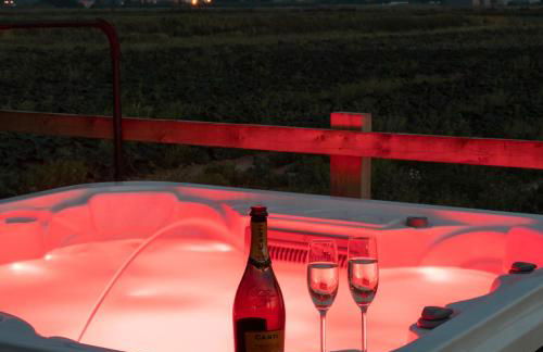 Holly Lodge - Quirky Shepherd's Hut With Hot Tub - Bespoke Made From A Salvaged Railway Carriage - Foto 3