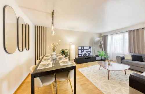 L'îlot Zen- Idéal pour famille-Groupe-Pro-Double Parking-highwifi-Aeroport Orly 8min-Paris30min - Foto 19