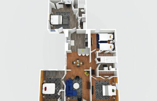 Cozy 4BR Home Pet Friendly Large Yard & Patio - Foto 60