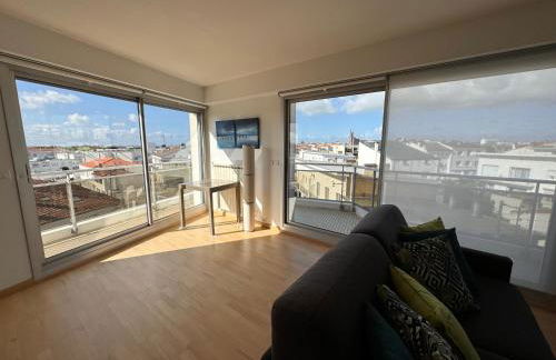 Appt 4 pers, centre-ville tout à pieds, plage 300m, aperçu mer, très calme parking privé, possibilité garage et location vélos électriques - Foto 24