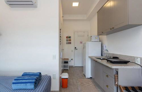 Studio com piscina e academia perto do metrô - Foto 7