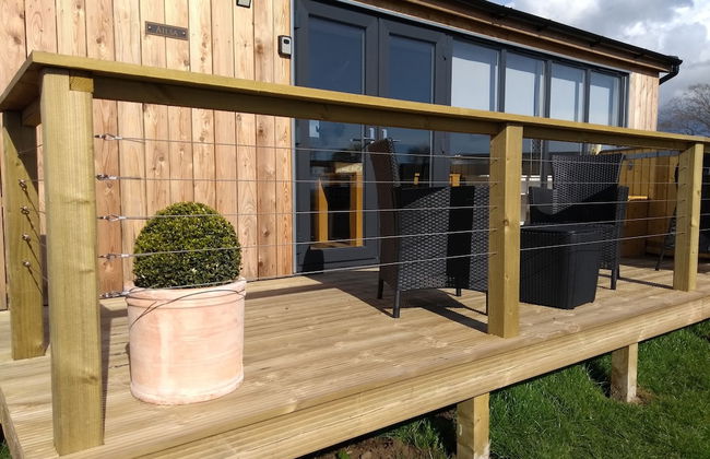 Cleeves Cabins, Arran Luxury Lodge With hot tub - Foto 32