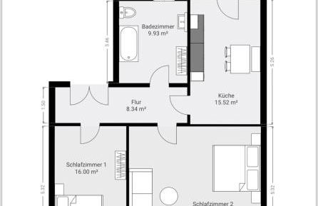 LaBed - Ferienwohnung auf Weingut mit privater Terrasse, zentral gelegen, gratis WLAN - Foto 3