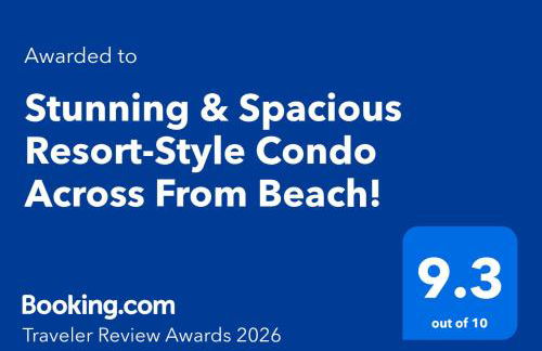 Stunning & Spacious Resort-Style Condo Across From Beach! - Foto 39