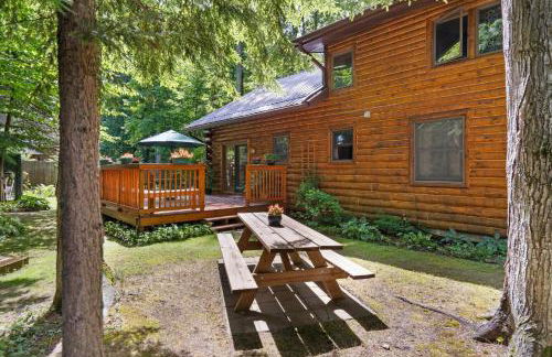 Beautiful Log Cabin Wooded Lake Access Interlochen Arts Academy - Foto 25