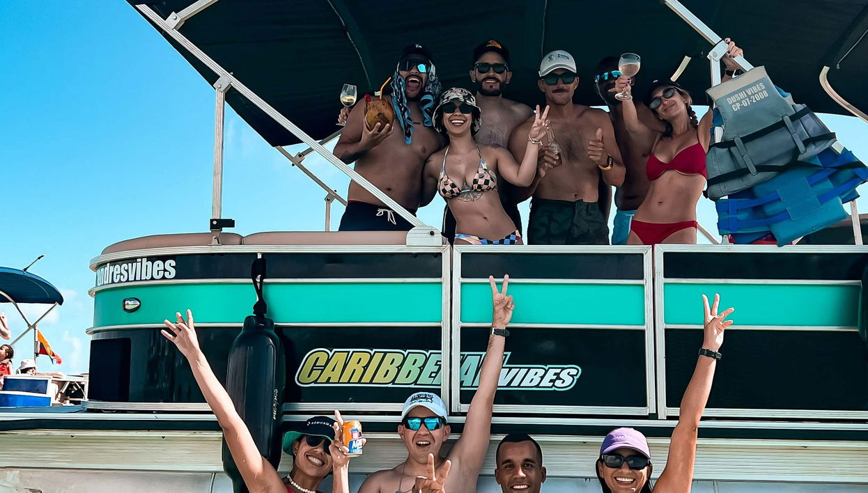 San Andrés Pontoon Boat Ride - Foto 1