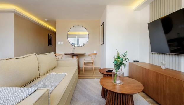 w Stylish Loft w/ Balcony in Colima - Foto 5, Habitación