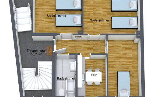 3-room apartment with parking space Sleepomat - Foto 22