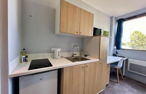 Studio 63 Rénové et Équipé - Nancy Brabois proche CHRU,CESI,FAC - Foto 14