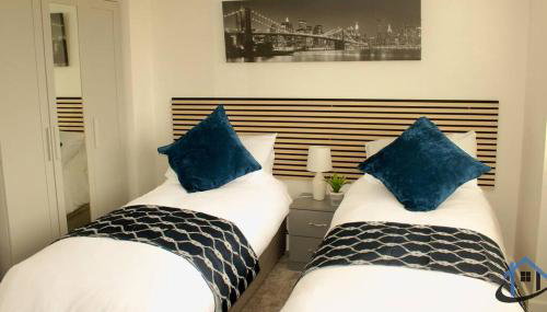 Beckleigh House, Kettering king or twin beds free parking x3 - Foto 2