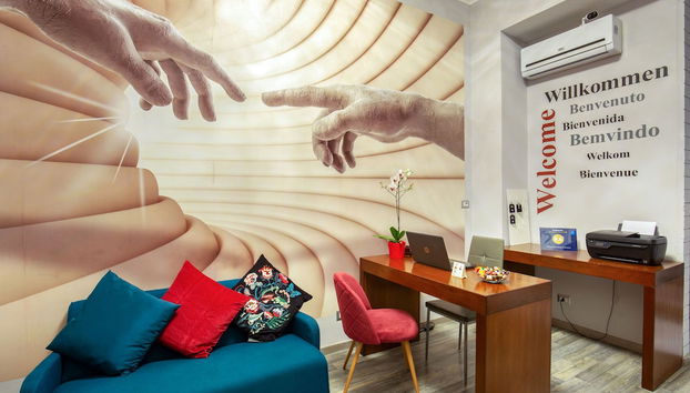 Coin salon dans le hall