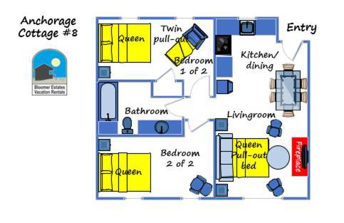 Anchorage Cottages #8 - Foto 9