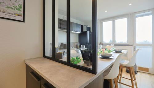 Séjour lumineux T3 moderne, balcon & ascenseur - Foto 5