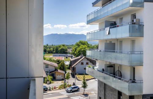 2 bright bedrooms, terrace & parking, near Geneva - Foto 8