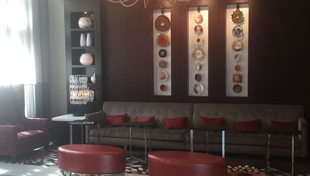 Sala de estar do lobby