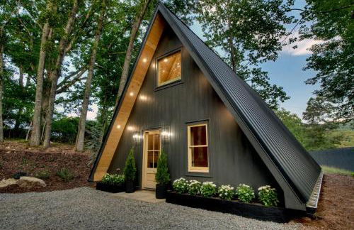 Romantic A-Frame Cabin w Firepit, Patio, Fireplace, Games in Blue Ridge Mountains - Photo 13