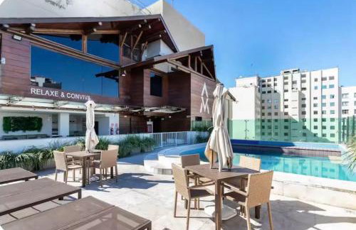 Apartamento completo e moderno com ar condicionado e piscina no centro do RIO - Foto 14