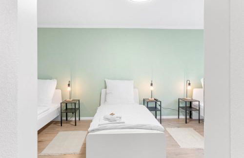 Moderne Monteurwohnungen in Nürtingen Zentrum Kitchen, Wifi, Smart TV - Photo 39