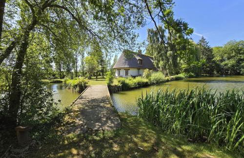 Chaumière entre rivière & champs, piscine privée - Foto 9
