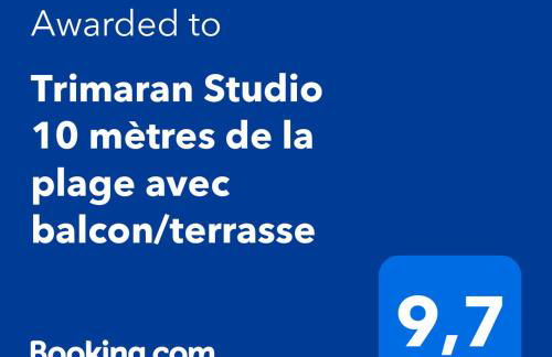 Trimaran Studio 10 mètres de la plage avec balcon/terrasse - Foto 2