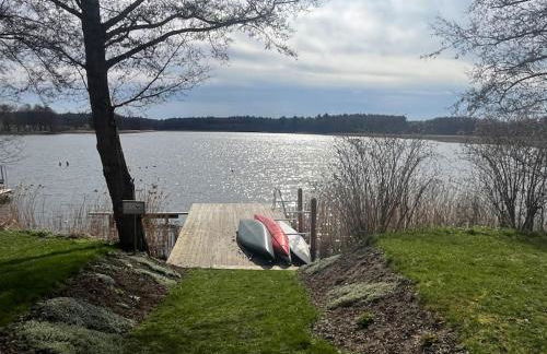 Exklusives Ferienhaus am See mit Hund, Sauna, Garten, 140qm - Foto 27