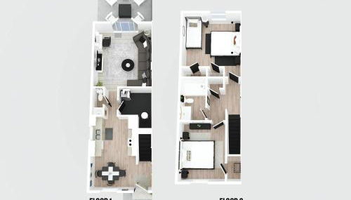 Near Ark Private Parking Patio 2 bed 1&half Bath - Foto 5