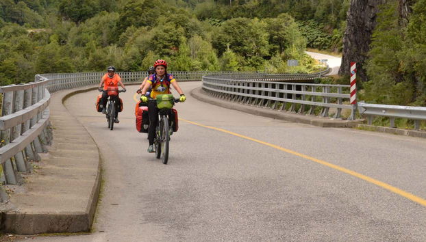 Pedaling along the Carretera Austral Norte