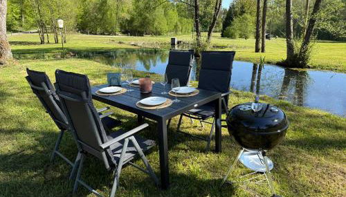 Ferienwohnung Forellenhof - Mitten in der Natur - Foto 4, Garden, Garden view