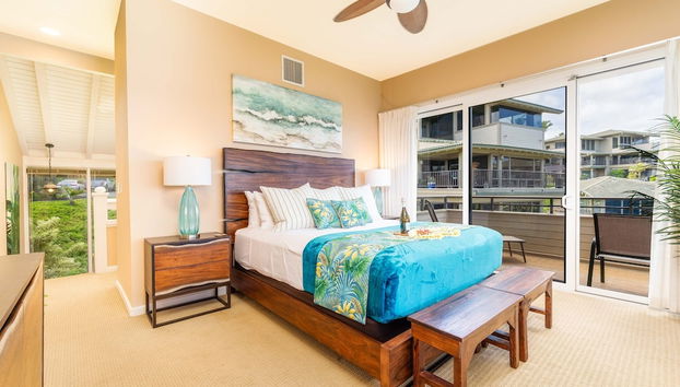 Kapalua Bay Vill 23g1 Ocean Front 1 Bd/1ba 1 Bedroom Villa by RedAwning - Foto 2, Habitación