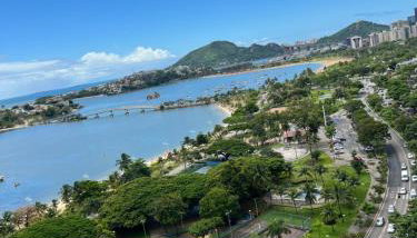 Praia do Canto Apart Hotel - Quarto sala e varanda - Foto 1