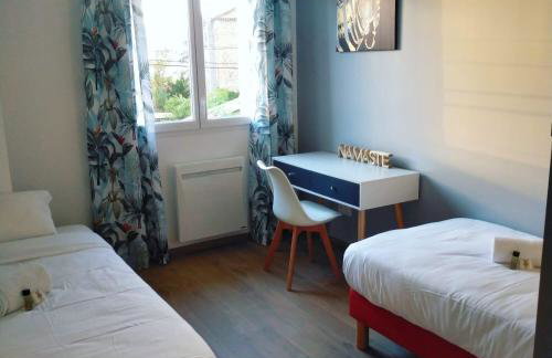 Gîte des Gones Maison 3 étoiles 10 personnes Jardin Lyon Eurexpo - Foto 16