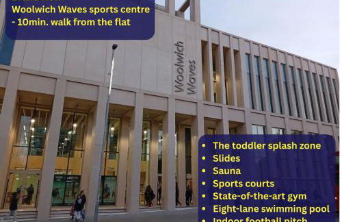 Stylish 2-Bed Flat in Woolwich, Central London - Foto 39