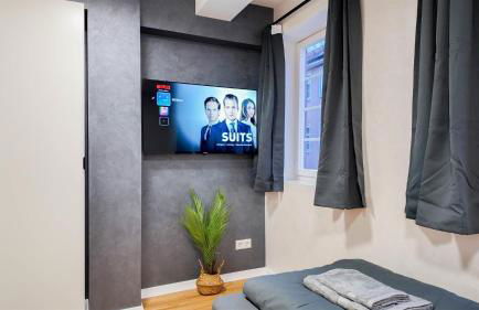 ALFA Stuttgart 2Z-Apartment 4 Betten SmartTV WLAN nahe Wasen Daimler l Bad & Küche l 2BR 4 beds kitchen bathroom - Foto 6